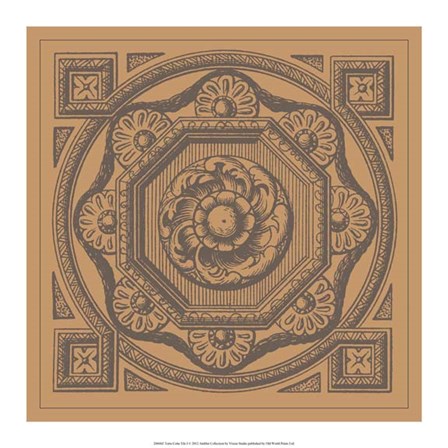 Terra Cotta Tile I by Vision Studio art print