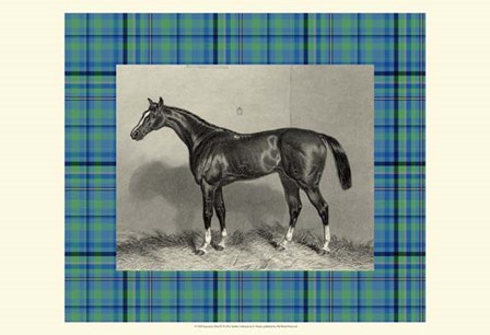 Equestrian Plaid IV by Etienne Hacker art print