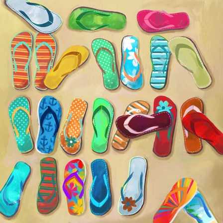 Flip Flops I by Drako Fontaine art print