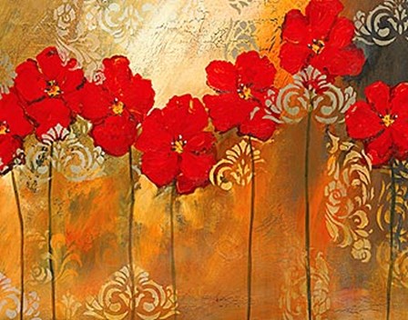 Red Symphony II by Lilian Scott art print