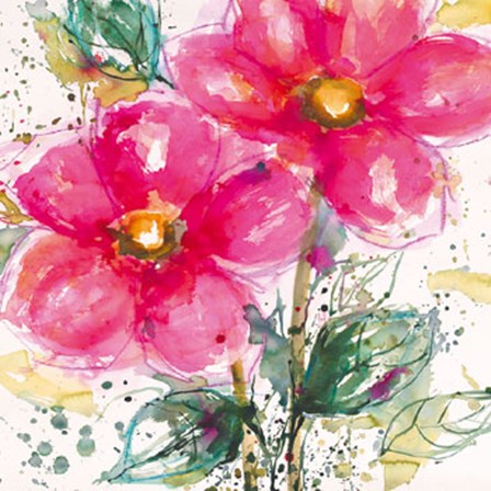 Pink Flower II by Lilian Scott art print