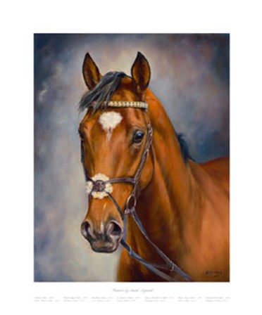 Frankel by Sarah Aspinall art print