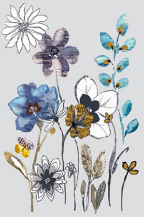 Field Flowers I by Sandra Jacobs art print