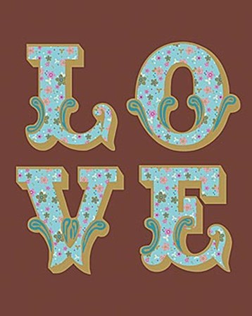 Love I by The Vintage Collection art print