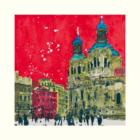 Feast of Stephen, Prague by Susan Brown art print