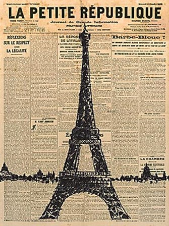 Paris Journal I by Maria Mendez art print