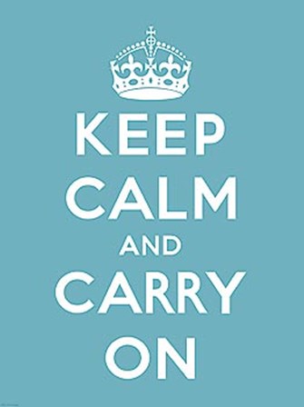 Keep Calm And Carry On VI by The Vintage Collection art print