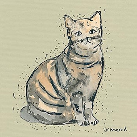 Kitty Tales I by Clare Ormerod art print