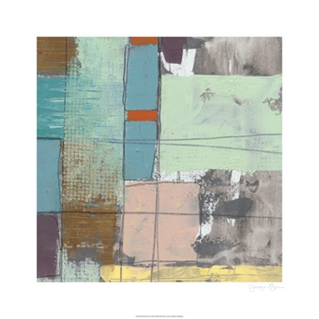 Pastel City II by Jennifer Goldberger art print