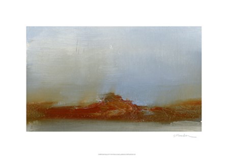 Red Horizon IV by Sharon Gordon art print