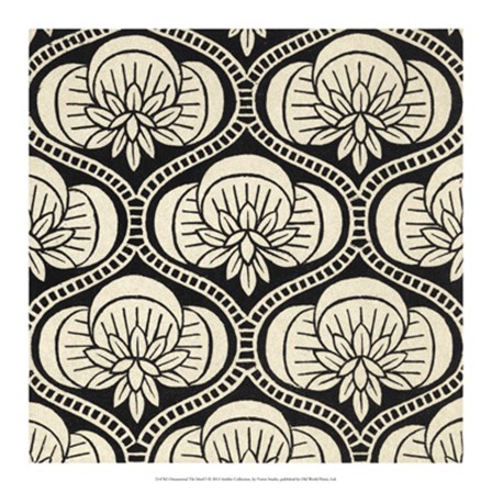 Ornamental Tile Motif I by Vision Studio art print