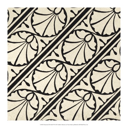 Ornamental Tile Motif VI by Vision Studio art print