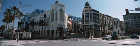 Street Corner at Rodeo Drive, Beverly Hills, California by Panoramic Images art print