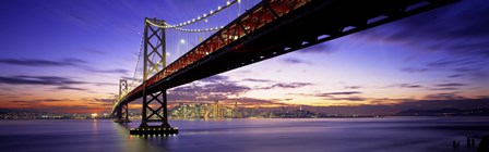 Bay Bridge at Twilight by Panoramic Images art print