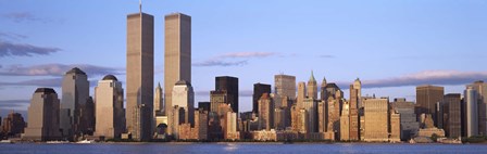 Skyline with World Trade Center by Panoramic Images art print