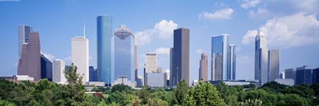 Houston Skyline, Texas by Panoramic Images art print