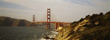 Bridge over a bay, Golden Gate Bridge, San Francisco, California by Panoramic Images art print