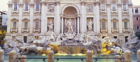 Trevi Fountain Rome Italy by Panoramic Images art print