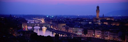 Arno River Florence Italy by Panoramic Images art print