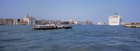 Waterfront view of San Giorgio, Venice, Italy by Panoramic Images art print