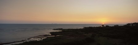 Sunset over a lake, Lake Victoria, Great Rift Valley, Kenya by Panoramic Images art print