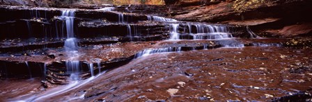 Stream flowing through rocks, North Creek, Utah by Panoramic Images art print