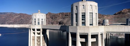 Dam on a river, Hoover Dam, Colorado River, Arizona-Nevada, USA by Panoramic Images art print