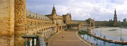 Recently restored palace, Plaza De Espana, Seville, Andalusia, Spain by Panoramic Images art print