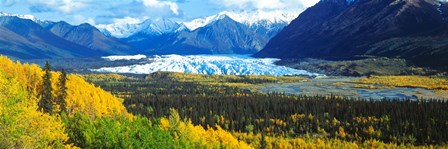 Mantanuska Glacier AK USA by Panoramic Images art print