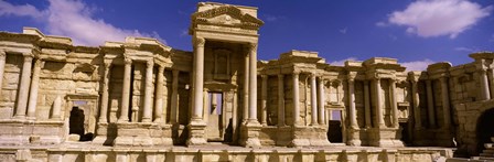 Facade of a theater, Roman Theater, Palmyra, Syria by Panoramic Images art print