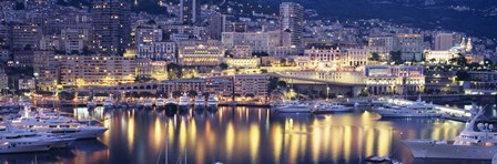 Harbor Monte Carlo Monaco by Panoramic Images art print