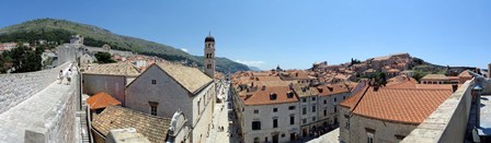 High angle view of buildings, Minceta Tower, Dubrovnik, Croatia by Panoramic Images art print