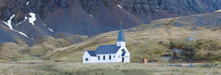 Old whalers church, Grytviken, South Georgia Island by Panoramic Images art print