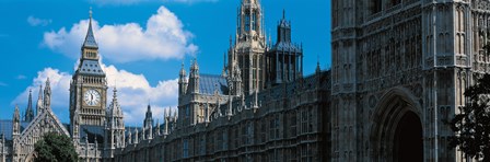 Victoria Tower &amp; Big Ben London England by Panoramic Images art print