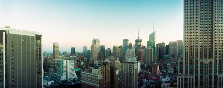 Skyscrapers in a city, Midtown Manhattan, 34th Street, Manhattan, New York City, New York State by Panoramic Images art print