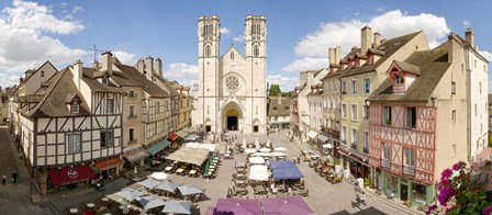 Saint-Vincent De Chalon-Sur-Saone cathedral, Chalon-Sur-Saone, Burgundy, France by Panoramic Images art print