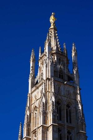 Low angle view of Tour Pey-Berland, Bordeaux, Gironde, Aquitaine, France by Panoramic Images art print