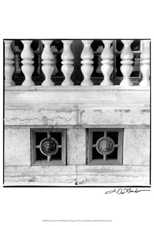 Architecture Detail III Budapest by Laura Denardo art print