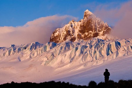 Graae Glacier and Mount Sabatier, Trollhul, South Georgia Island, Antarctica by Jaynes Gallery / Danita Delimont art print