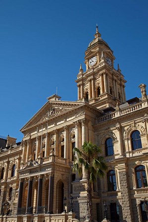 Clock Tower, City Hall (1905), Cape Town, South Africa by David Wall / Danita Delimont art print