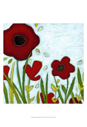 Precious Poppies III by June Erica Vess art print