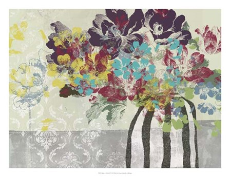 Spray of Flowers II by Jennifer Goldberger art print