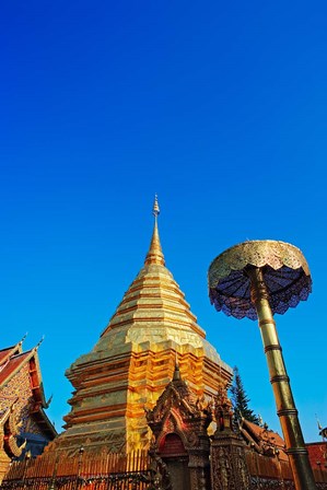 Wa Phra That Doi Suthep Rajvoravihara, Chiang Mai, Thailand by Adam Jones / Danita Delimont art print