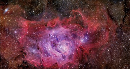 The Lagoon Nebula by R Jay GaBany/Stocktrek Images art print