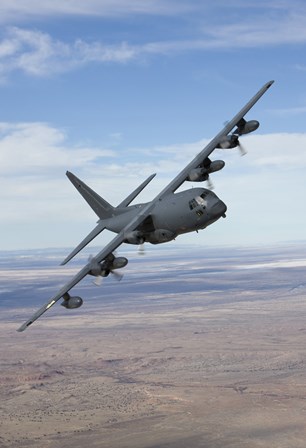 MC-130 Manuevers During a Training Mission by HIGH-G Productions/Stocktrek Images art print