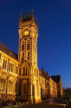 Historic Registry Building, University of Otago, South Island, New Zealand (vertical) by David Wall / Danita Delimont art print