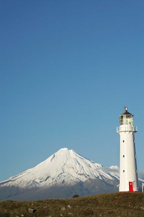 Cape Egmont Lighthouse, North Island, New Zealand by David Wall / Danita Delimont art print