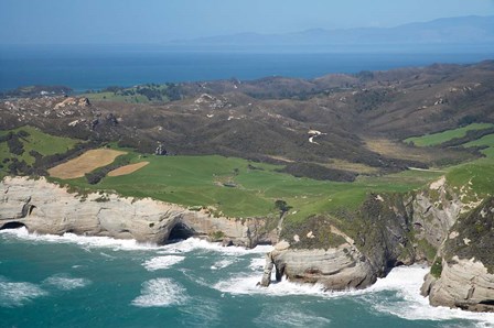 Cliffs, Cape Farewell, South Island, New Zealand by David Wall / Danita Delimont art print