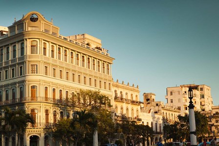Cuba, Havana, Havana Vieja, Hotel Saratoga, sunset by Walter Bibikow / Danita Delimont art print