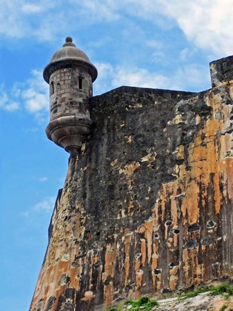 Watchtower, Fort San Felipe del Morro, San Juan, Puerto Rico, by Miva Stock / Danita Delimont art print